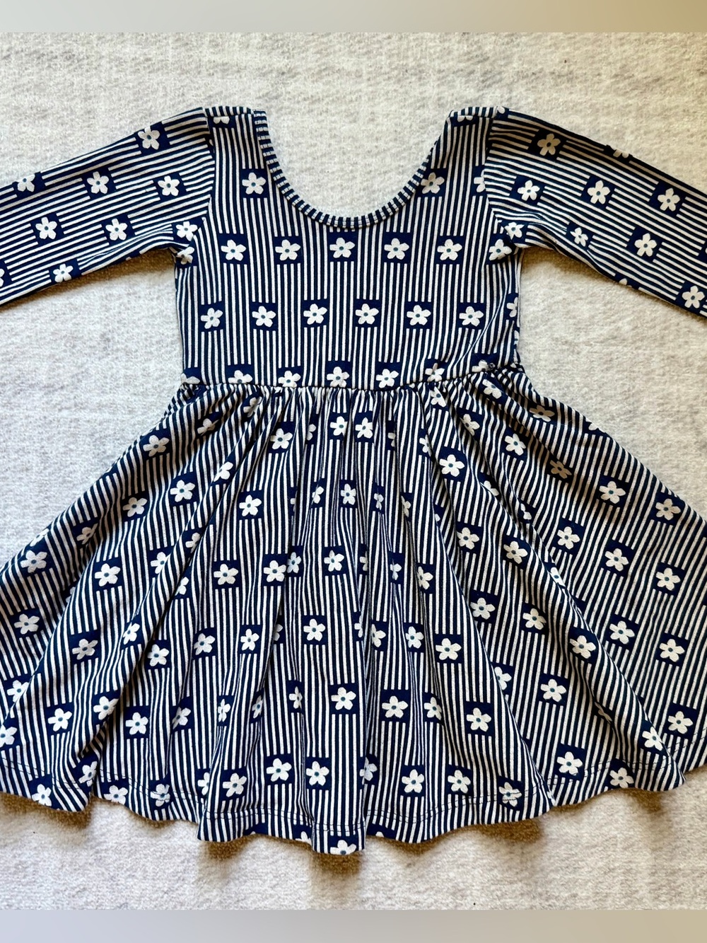 Alice & Ames Ballet Twirl Dress in Boxed Floral (2T - see note!)